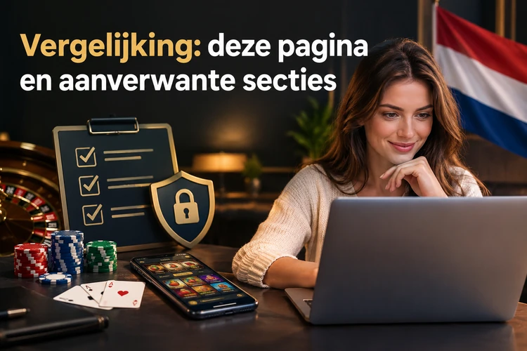 Vergelijking: deze pagina en aanverwante secties