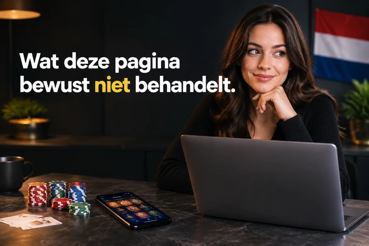 Wat deze pagina bewust niet behandelt