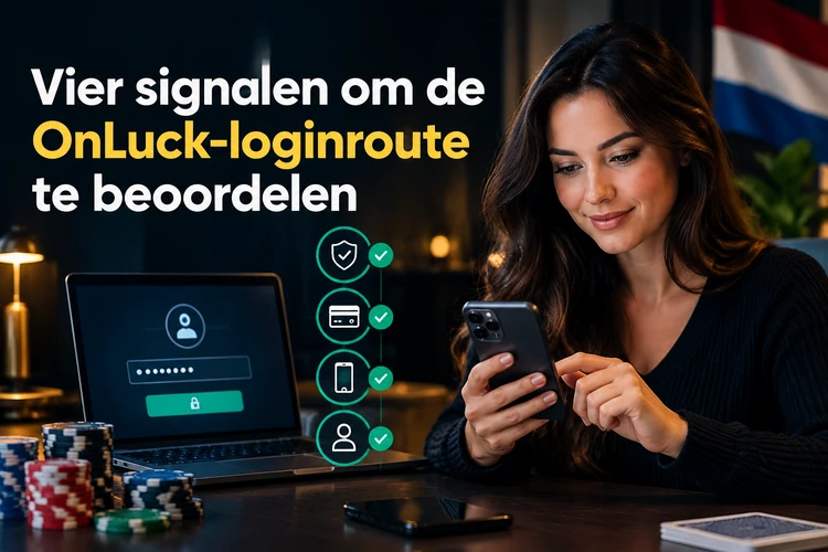 Vier signalen om de OnLuck-loginroute te beoordelen