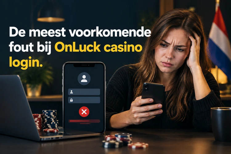 De meest voorkomende fout bij OnLuck casino login