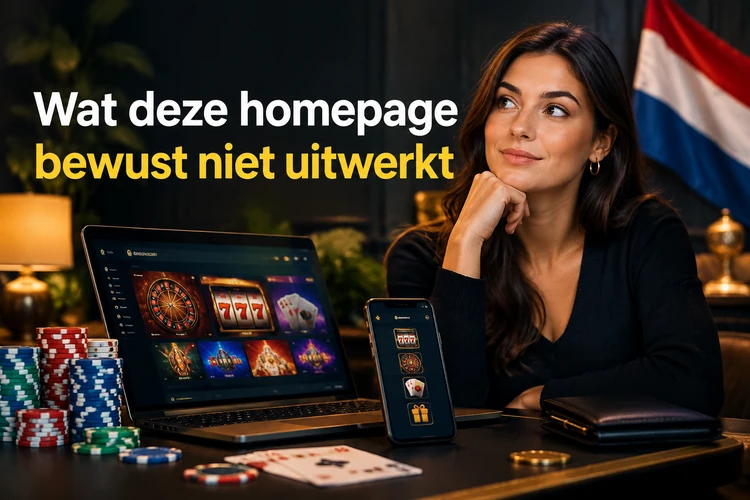 Wat deze homepage bewust niet uitwerkt