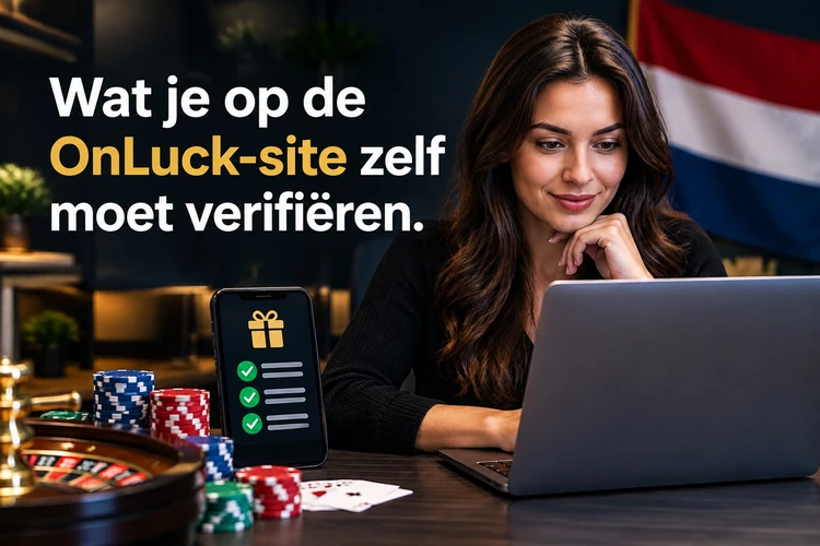 Wat je op de OnLuck-site zelf moet verifiëren