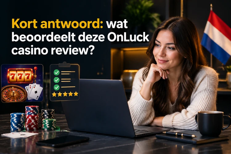 Kort antwoord: wat beoordeelt deze OnLuck casino review?